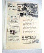 1953 Ad British Railways See Britain First By Rail - $7.99