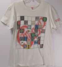 $20 Chicago Hearts Trouble Vintage 90s Concert Single Stitch White T-Shirt XL - £21.14 GBP