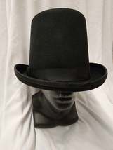 Stovepipe Hat / Deluxe / Wool / Black / Stovepipe Top Hat / &quot; - £62.90 GBP+