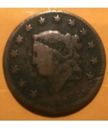 1831 US Coronet Head Large Cent   20210199 - £17.52 GBP