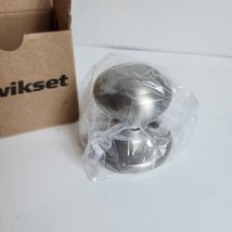 Kwikset Microban 488CV Dummy Cove Doorknob Satin Nickel 94880-575 Knob H... - $3.69