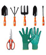  Best and Durable Plants Tool Set 7 Pcs Cultivator Hand Fork Big &amp; Small... - £36.95 GBP