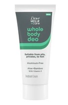 Dove Men+Care Whole Body Deo Aluminum-Free Deodorant Cream, Aloe+Bamboo, 2.5 Oz - $18.95