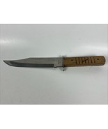 Original Bowie Knife Sabre No. 631 Stainless China Wood Handle - $222.21 MXN