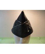 VINTAGE FLIGHT ACE PILOT AVIATOR ARMY GARRISON GREEN CAP HAT 6 3/4 W/ SI... - €27,70 EUR