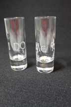 Personalised Engraved Wedding Gift Favour Shot Glass Birthday Gift set of 2 - $16.18