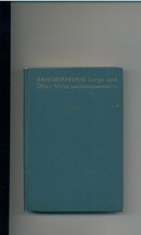 Songs &amp; Other Verse - Eugene Field - 1896 1st Ed. - $21.00