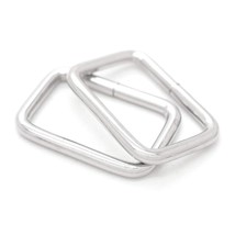 Metal Rectangle Buckle Ring Fits 5/8&quot; 3/4&quot; 1&quot; Strap Heavy Duty Rectangul... - $20.99
