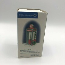 Vintage Department Dept 56 Snow Village English Village Phone Booth Accessory - £14.89 GBP