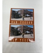 Shootout in Old Tucson Arizona Postcard Unposted Lot Of 2 - €2,89 EUR