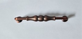 RK Intl. CP 3701 DC Distressed Copper 5&quot; Beaded Middle Vertical Pull Handle - $29.00