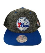 Philadelphia 76ers Mitchell &amp; Ness Snapback Hat Cap Blue/black/Gray Embr... - €16,94 EUR