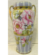 Antique Japanese Hand Painted and Gilt Floral Nippon Porcelain Vase, cir... - £195.01 GBP