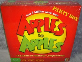 New•!Mattel•Apples to Apples•Party Box•Family•The Game of Hilarious Comparisons - £17.68 GBP