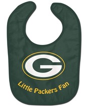 NFL Little Green Bay Packers Fan Baby Infant ALL PRO BIB Green - £10.93 GBP