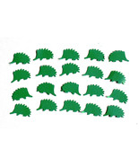 50 Green Hedgehog Punch Scrapbook die cut cutout Confetti embellishments - $2.05 CAD