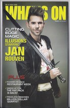 Jan Rouven  @ Whats On Las Vegas Magazine Mar 2014 - £1.50 GBP