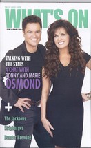 Donnie &amp; Marie Osmond  @ Whats On Las Vegas Magazine Feb 2014 - $1.95