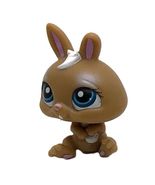 Littlest Pet Shop LPS Brown Bunny Rabbit With Blue Eyes #220 - $91.07 MXN