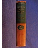 Sixteen Famous British Plays Compiled by Cerf &amp; Cartmell, 1942 Hardcover - £4.78 GBP