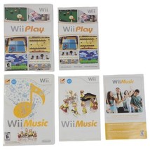 Nintendo Wii Play &amp; Wii Music Games - £4.28 GBP