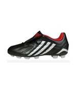 boys kids youth ADIDAS PS HG J SOCCER CLEATS SHOES BLACK/RED NEW $45 size 6 - £23.46 GBP
