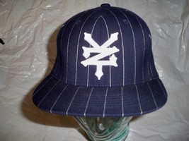 Men&#39;s Zoo York Pinstripe Hat/Ball Cap/Lid Navy W/ White Embroidered Logo New $35 - £18.37 GBP