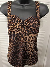 Forever 21 Animal Print Blouse Size: S/P - $8.99