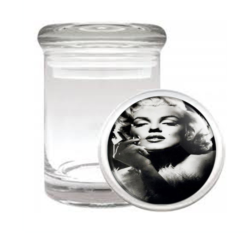 Marilyn Monroe Publicity Still Medical Glass Jar 004 - $14.48