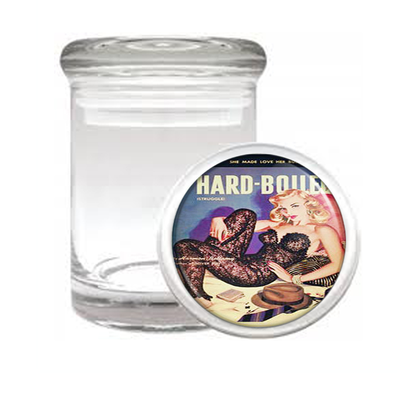 Hard Boiled Sexy Pulp Body Stocking Medical Glass Jar 049