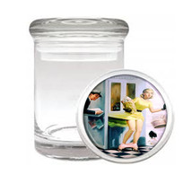 Retro 50s Pin Up Loses Panties Medical Glass Jar 270 - £11.45 GBP
