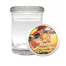 The Fighting Filipinos Freedom Medical Glass Jar 403 - £11.44 GBP