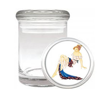 Pin Up Redhead Girl Next Door Medical Glass Jar 450 - $14.48