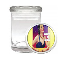 So Happy It&#39;s Happy Hour Retro Medical Glass Jar 475 - $14.48