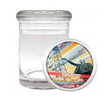 Vladimir Lenin Russia Airship Medical Glass Jar 489 - £11.44 GBP