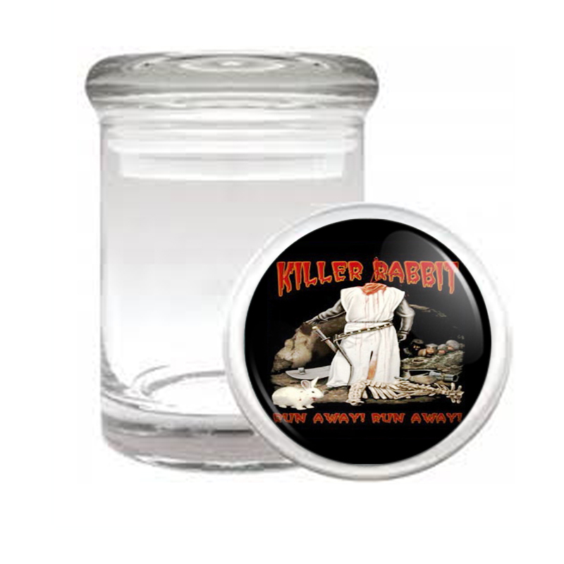 Killer Rabbit Funny Horror Medical Glass Jar 514