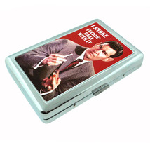 I Smoke; Deal With It, Rude!!! Silver Cigarette Case 057 - £13.25 GBP