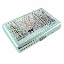 Deer Optical Illusion Hidden Silver Cigarette Case 079 - £13.40 GBP