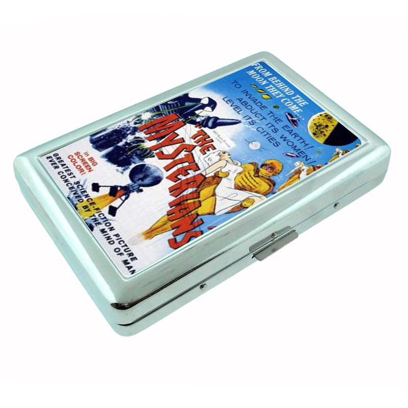 The Mysterians Alien Sci Fi Silver Cigarette Case 279