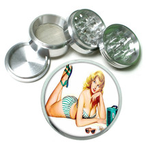 Gorgeous Pin Up / Vintage Radio 4Pc Aluminum Grinder 031 - £12.37 GBP