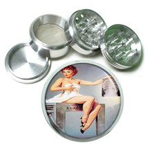 Pin Up Redhead Girl Chest X-Ray 4Pc Aluminum Grinder 066 - £12.34 GBP