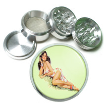 Vintage Hawaiian Tropical Pin Up 4Pc Aluminum Grinder 132 - £11.96 GBP