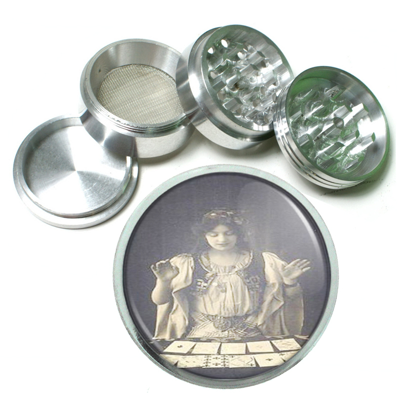 France Fortune Teller Gypsy 4Pc Aluminum Grinder 176