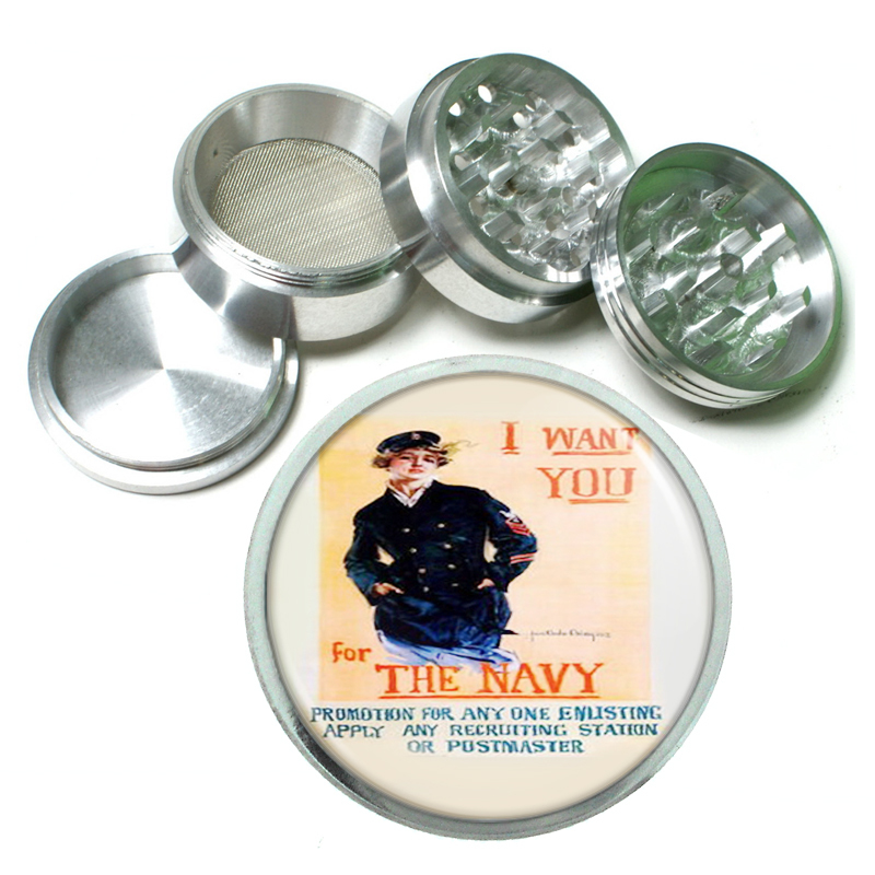 Christy Navy Poster 4Pc Aluminum Grinder 248