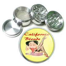 California Blonde Pin Up Retro 4Pc Aluminum Grinder 385 - $15.48