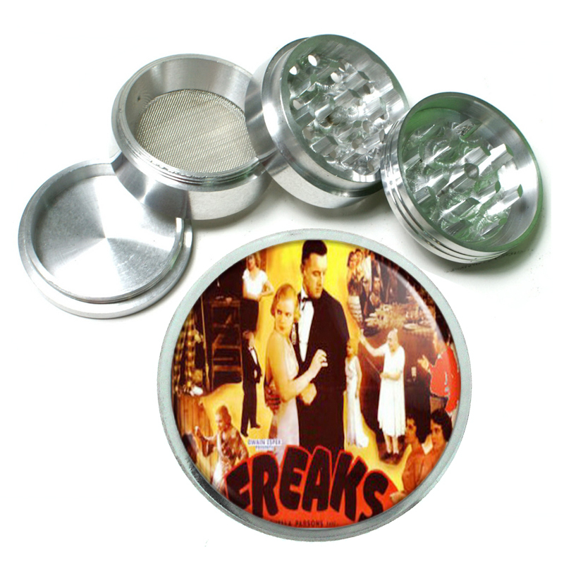 Freaks Circus Sideshow Poster 4Pc Aluminum Grinder 539