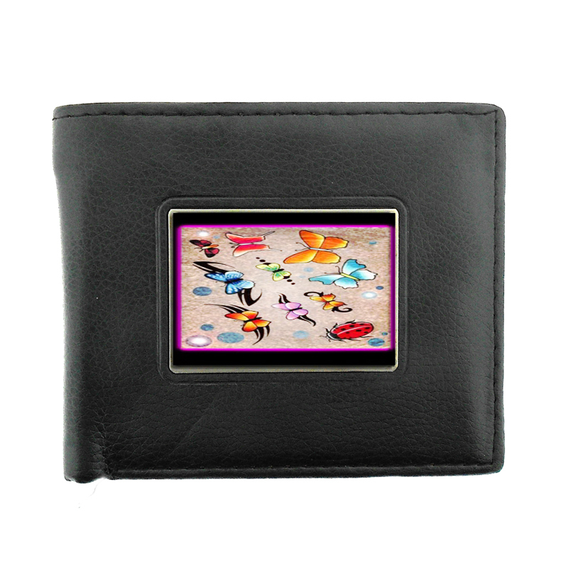 Butterfly Colorful Modern Art Bifold Wallet 216
