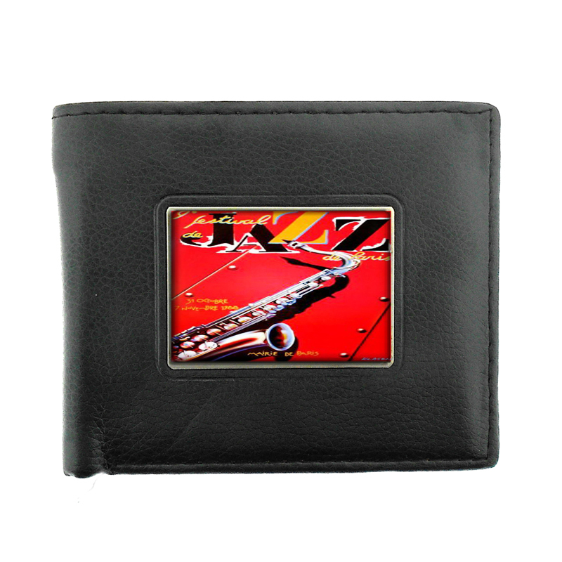 Jazz Festival Saxophone Cool Bifold Wallet 154