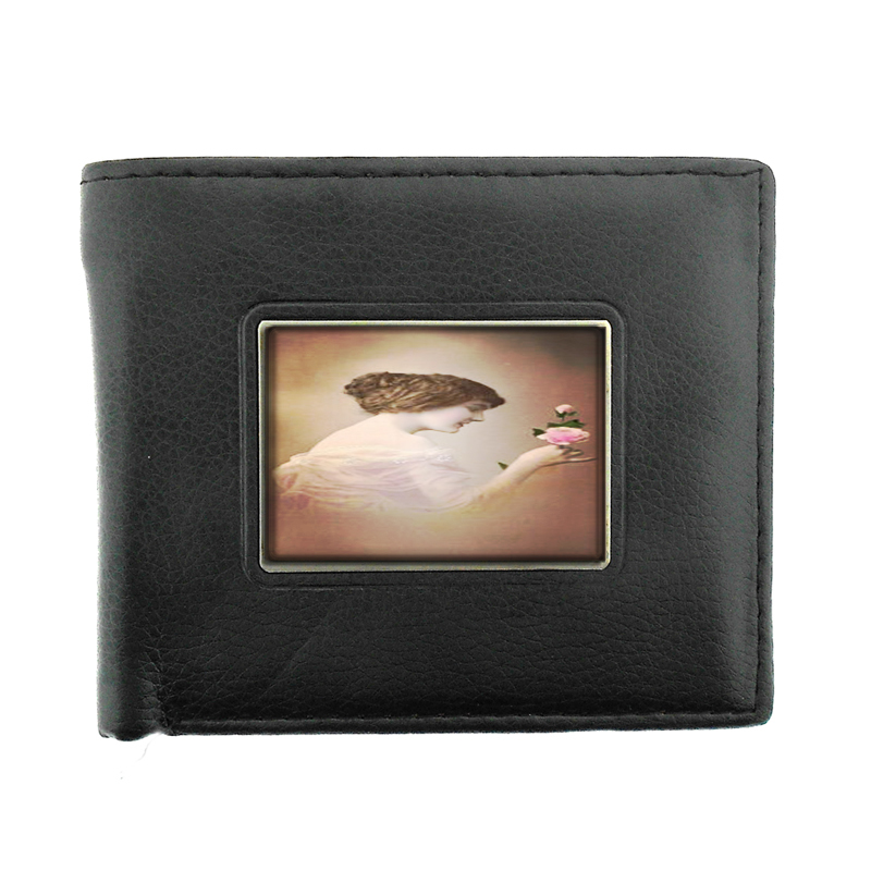 1914 Lovely Young Woman Photo, Bifold Wallet 311