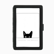 Black Cat Curiosity Very Cute Black Cigarette Case 024 - £10.77 GBP